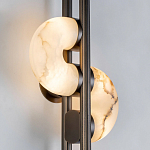 Бра  с фигурным мраморным рассеивателем Spiral of Warm Light варинант исполнения - 3 | Loft Concept в Самаре