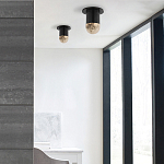 Потолочный светильник светодиодный с плафоном из натурального камня Purgatory варинант исполнения - 2 | Loft Concept в Самаре