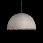 Подвесной светильник в форме купола белого цвета с ажурной бахромой Tactile Line варинант исполнения - 11 | Loft Concept в Самаре
