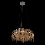Люстра круглая подвесная с металлическими дугами и длинными цепочками 80 см Atlantis Chain варинант исполнения - 5 | Loft Concept в Самаре