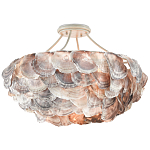 Потолочный светильник с каскадным абажуром из ракушек Sea Ravens варинант исполнения - 2 | Loft Concept в Самаре