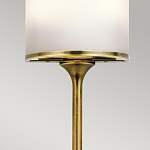 Бра вертикальное с белым полукруглым плафоном и длинным стержнем S Kichler варинант исполнения - 4 | Loft Concept в Самаре