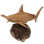 Статуэтка из дерева рыба-молот Animals of the World варинант исполнения - 3 | Loft Concept в Самаре