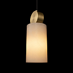 Подвесной светильник с цилиндрическим мраморным плафоном Marble square варинант исполнения - 6 | Loft Concept в Самаре