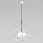 Подвесной светильник со стеклянными плафоном в виде шара и золотыми деталями & Coombes варинант исполнения - 1 | Loft Concept в Самаре