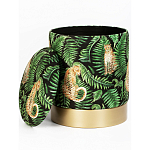 Пуф Leopards in the ferns варинант исполнения - 2 | Loft Concept в Самаре