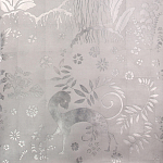 Обои ручная роспись в стиле Арт-деко Rateau Bas Relief on Tarnished Silver gilded paper варинант исполнения - 2 | Loft Concept в Самаре