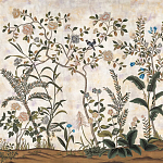 Обои ручная роспись Siam White Metal варинант исполнения - 1 | Loft Concept в Самаре