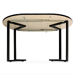 Стол обеденный раздвижной со столешницей бежевый мрамор Magali варинант исполнения - 3 | Loft Concept в Самаре