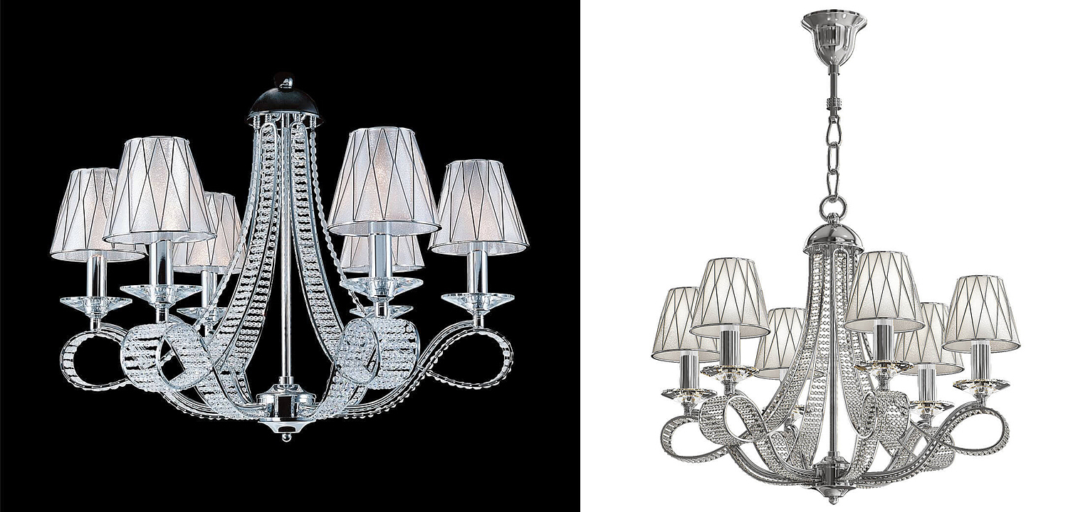 Люстра Franseza Chandelier chrome 67 Люстра Franseza Chandelier chrome 67 - Loft-Concept в Самаре