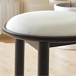 Дизайнерский стул из массива дерева с круглой спинкой Infinitude варинант исполнения - 2 | Loft Concept в Самаре