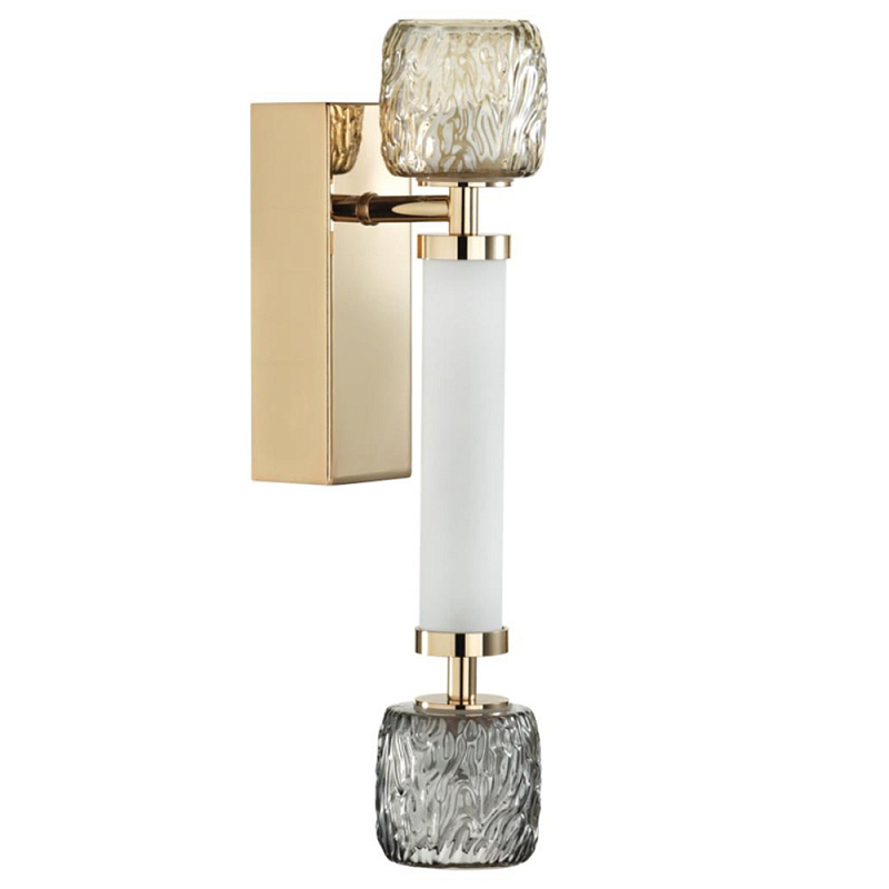 Светодиодное бра Rovelly Gold 35 см Белый Золотой Коньяк Светодиодное бра Rovelly Gold 35 см Белый Золотой Коньяк в Самаре | Loft Concept