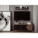 Полка навесная открытая Stone Effect варинант исполнения - 2 | Loft Concept в Самаре