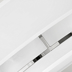 Потолочный светильник с двухслойным белым текстильным абажуром Hinkley варинант исполнения - 12 | Loft Concept в Самаре