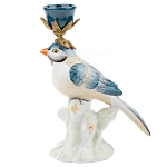 Фарфоровый подсвечник с птицей Eden Garden варинант исполнения - 1 | Loft Concept в Самаре