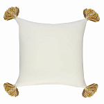 Чехол на подушку с кисточками и вышивкой птиц Ethnic mix Birds Square варинант исполнения - 4 | Loft Concept в Самаре