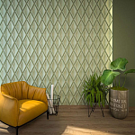 Гипсовая 3D панель с принтографией PM-102 варинант исполнения - 2 | Loft Concept в Самаре