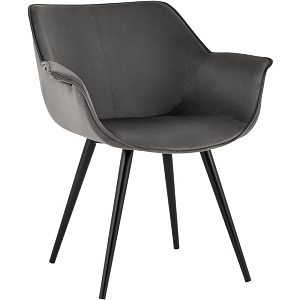 Стул Mason chair Темно-Серый велюр