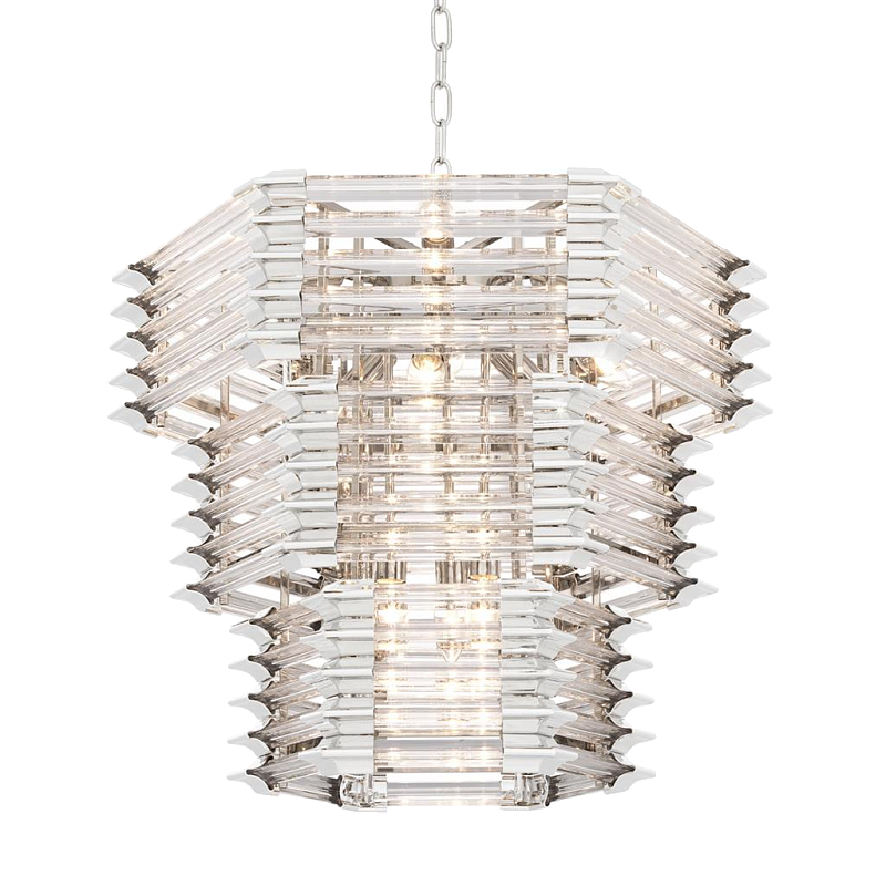 Люстра Chandelier Wren Никель Прозрачный (Transparent) в Самаре | Loft Concept 