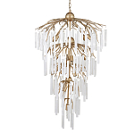 Люстра многоярусная с трубчатыми подвесками Dripping Crystals варинант исполнения - 3 | Loft Concept в Самаре