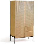 Шкаф с геометрическим рисунком на дверцах Anders Light Wood варинант исполнения - 2 | Loft Concept в Самаре