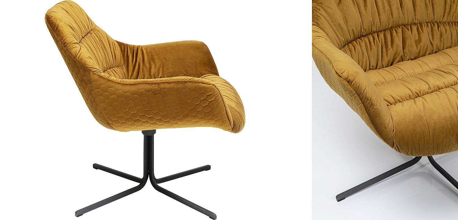 Кресло вращающееся Yellow Honeycomb - Loft-Concept в Самаре