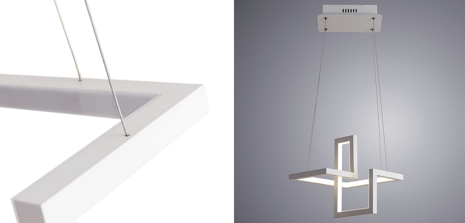 Люстра Esther Geometric White Chandelier III Люстра Esther Geometric White Chandelier III - Loft-Concept в Самаре