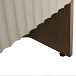 Тумба под телевизор серая с мраморной столешницей Uniqueness Marble варинант исполнения - 8 | Loft Concept в Самаре