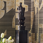 Обои ручная роспись в стиле Арт-деко Symphony Original colourway on Arkose silk dupion варинант исполнения - 3 | Loft Concept в Самаре