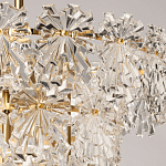 Люстра многоярусная с объемными прозрачными цветами Hanging Flowers варинант исполнения - 4 | Loft Concept в Самаре