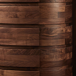 Комод деревянный с 7-ю ящиками Moon Walnut Furniture варинант исполнения - 5 | Loft Concept в Самаре