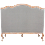 Диван двухместный из массива бука светло-серый Solid Luxury варинант исполнения - 2 | Loft Concept в Самаре