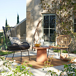 Садовое кресло из искусственного ротанга Mills Rattan Wicker Chair варинант исполнения - 9 | Loft Concept в Самаре