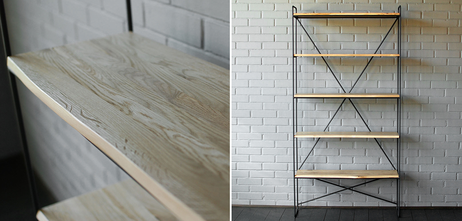 Стеллаж Hart Industrial Metal Rust Rack Стеллаж Hart Industrial Metal Rust Rack - Loft-Concept в Самаре