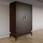 Платяной шкаф Elsa Dreams Walnut с 2-мя фасадами варинант исполнения - 2 | Loft Concept в Самаре