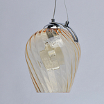 Подвесной светильник со стеклянном плафоном в форме бокала Kaleido варинант исполнения - 6 | Loft Concept в Самаре