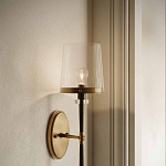 Бра настенное с прозрачным стеклянным абажуром Simple Pure Form варинант исполнения - 5 | Loft Concept в Самаре