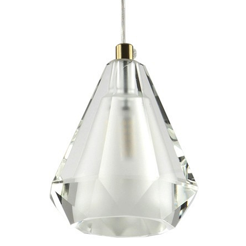 Подвесной светильник со стеклянным плафоном Albain Glass Hanging Lamp Латунь Прозрачное Стекло Подвесной светильник со стеклянным плафоном Albain Glass Hanging Lamp Латунь Прозрачное Стекло в Самаре | Loft Concept