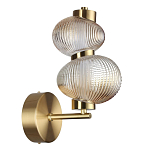 Бра с 2-мя рифлеными стеклянными шарами Marcelh Light варинант исполнения - 5 | Loft Concept в Самаре