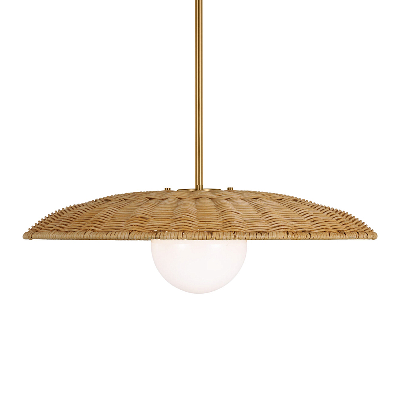 Люстра круглая из ротанга Long Lasting Chandelier Бежевый Белый Люстра круглая из ротанга Long Lasting Chandelier Бежевый Белый в Самаре | Loft Concept