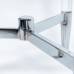 Приставной столик со стеклянной столешницей Deimos варинант исполнения - 4 | Loft Concept в Самаре