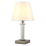 Настольная лампа с белым тканевым абажуром в форме конуса Laurent варинант исполнения - 2 | Loft Concept в Самаре