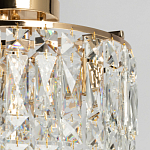 Потолочный светильник круглый с прозрачными подвесками Lunet варинант исполнения - 3 | Loft Concept в Самаре