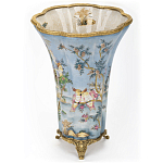 Фарфоровая ваза с изображением попугаев Eden Garden варинант исполнения - 3 | Loft Concept в Самаре