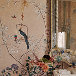 Обои ручная роспись Cecily pink варинант исполнения - 5 | Loft Concept в Самаре