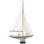 Деревянная статуэтка в виде парусника Sailboat Statuette варинант исполнения - 1 | Loft Concept в Самаре