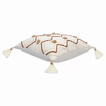 Подушка декоративная с геометрическим узором и кисточками Divine Abstractions варинант исполнения - 1 | Loft Concept в Самаре