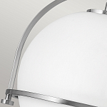 Потолочный светильник с плафоном в форме белого матового шара Hinkley варинант исполнения - 11 | Loft Concept в Самаре