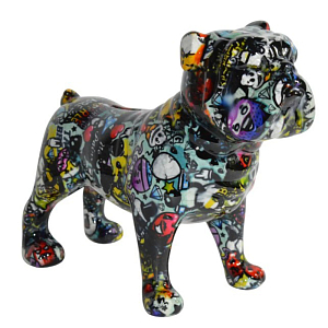 Статуэтка Graffiti Bulldog dark