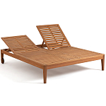 Шезлонг двухместный из эвкалипта Sunset варинант исполнения - 4 | Loft Concept в Самаре